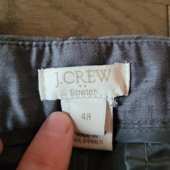 J Crew Grey Work Pants - Picture 2 of 4